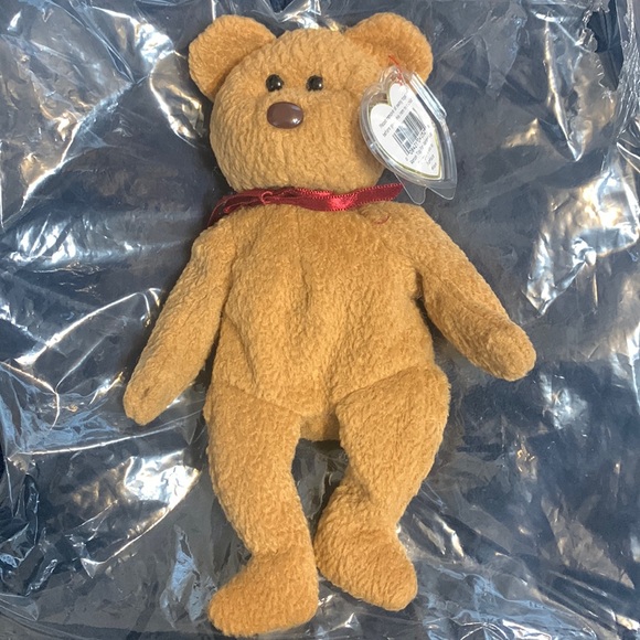 Curly- Beanie Original Baby - Picture 1 of 5